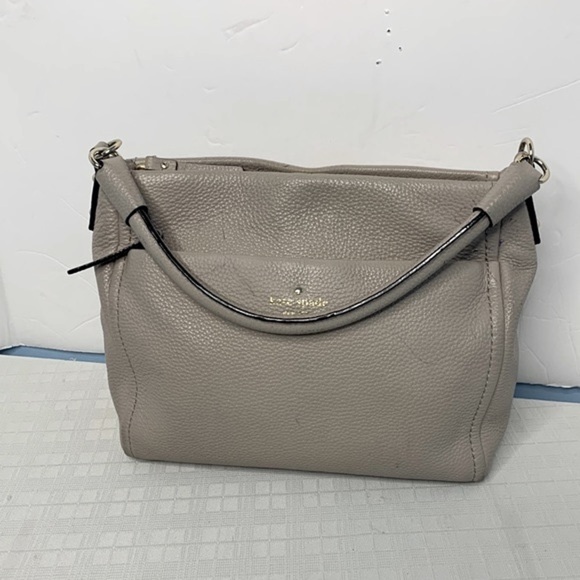 kate spade new york cobble hill little curtis leather shoulder bag in cream - Picture 1 of 11